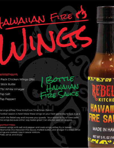 Hawaiian Fire Wings